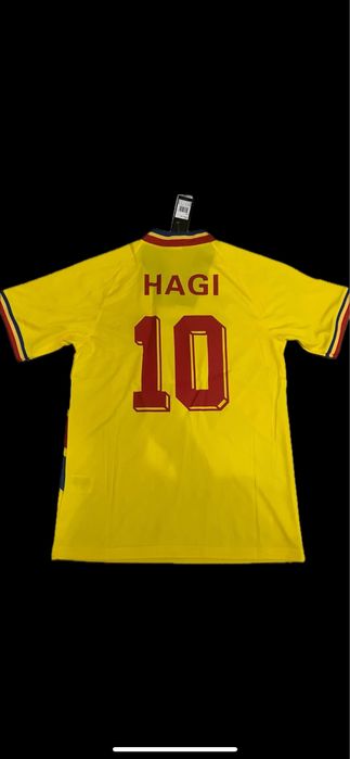 tricou Hagi Romania Retro Worldcup