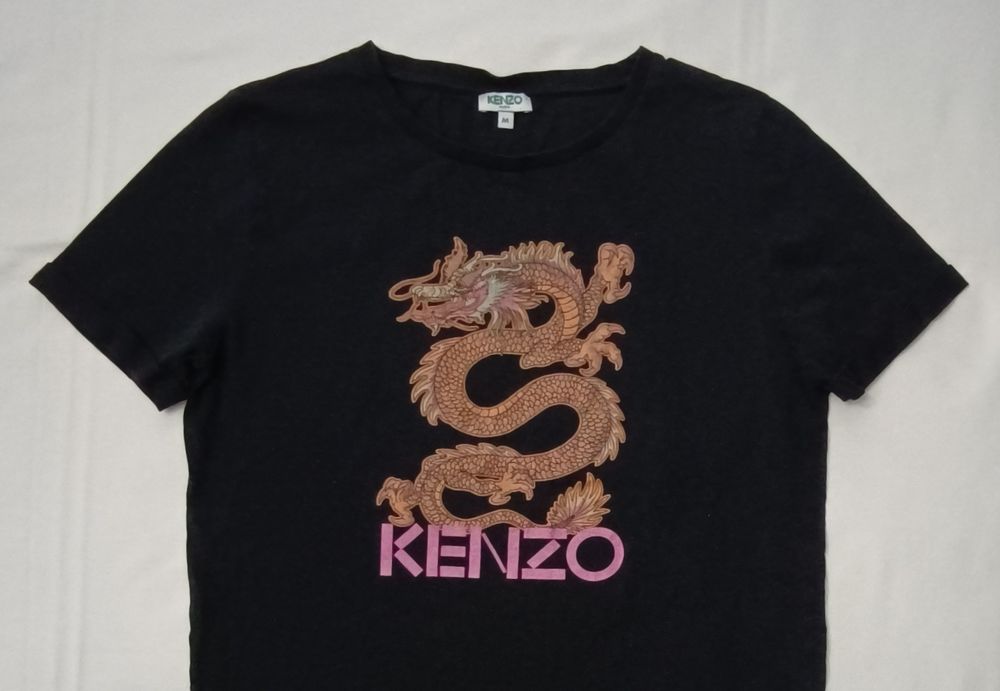 Kenzo Paris Tiger Shirt оригинална тениска M памучна фланелка