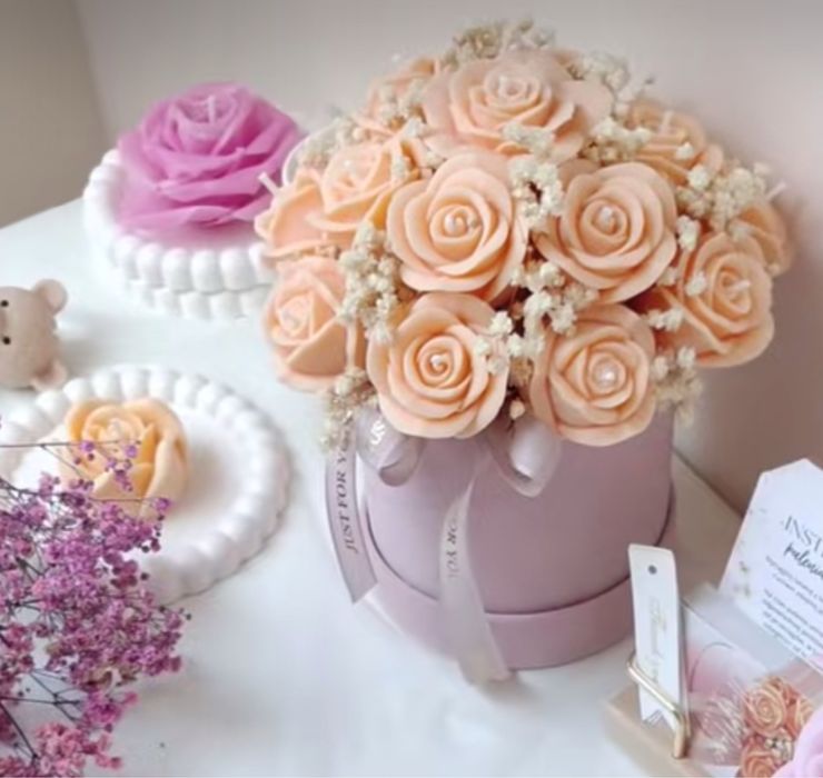 Aranjamente din lumanari parfumate