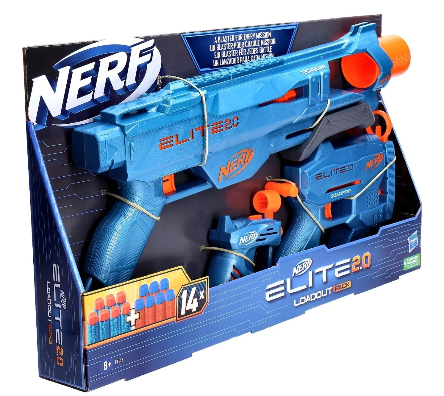 Комплект от 3 бластера Nerf Elite 2.0 Loadout Pack, 8+ години

Доставк