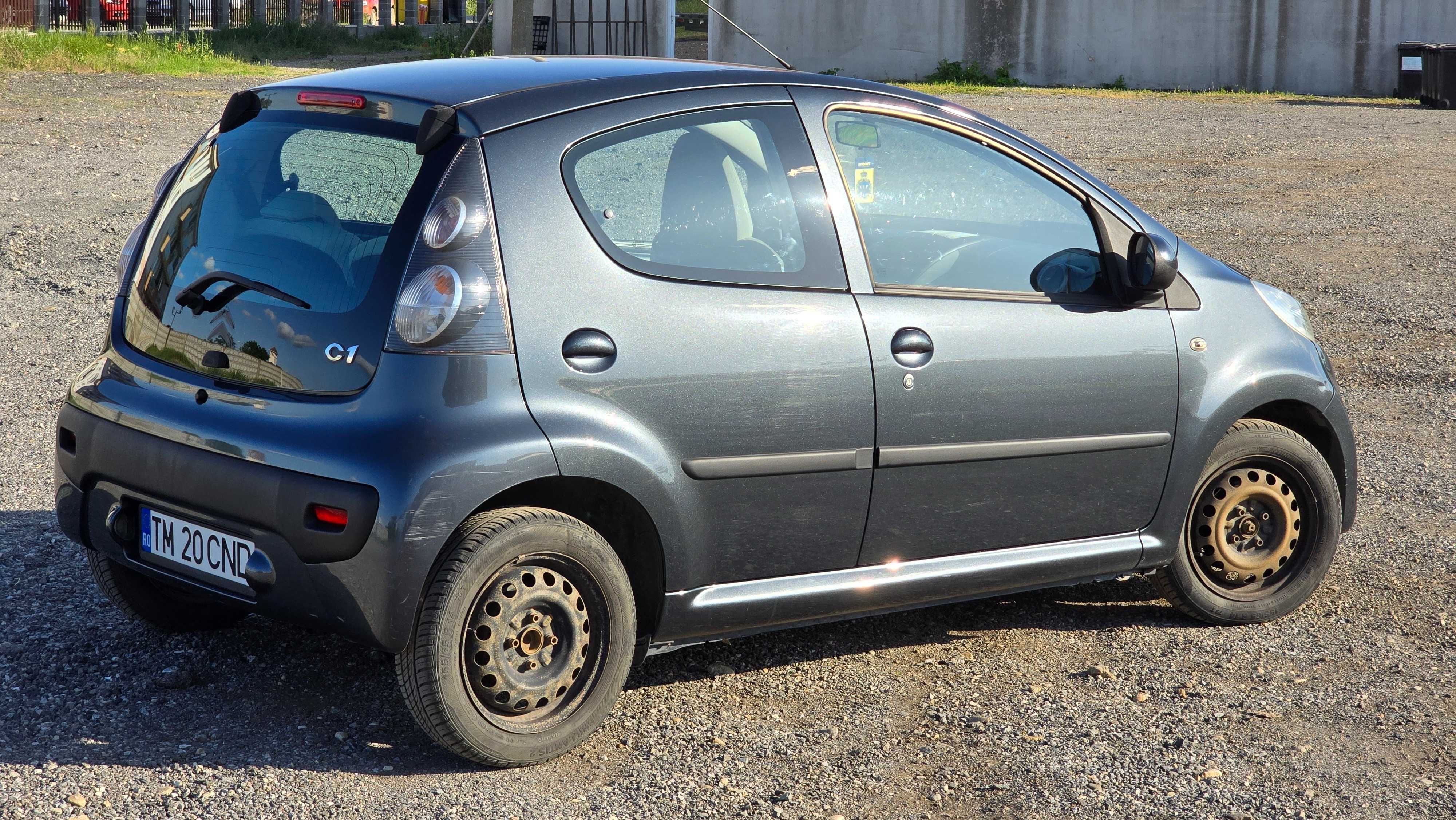 Citroen C1 2008 1.0i benzina, 68 CP, 91.000 km, aer conditionat