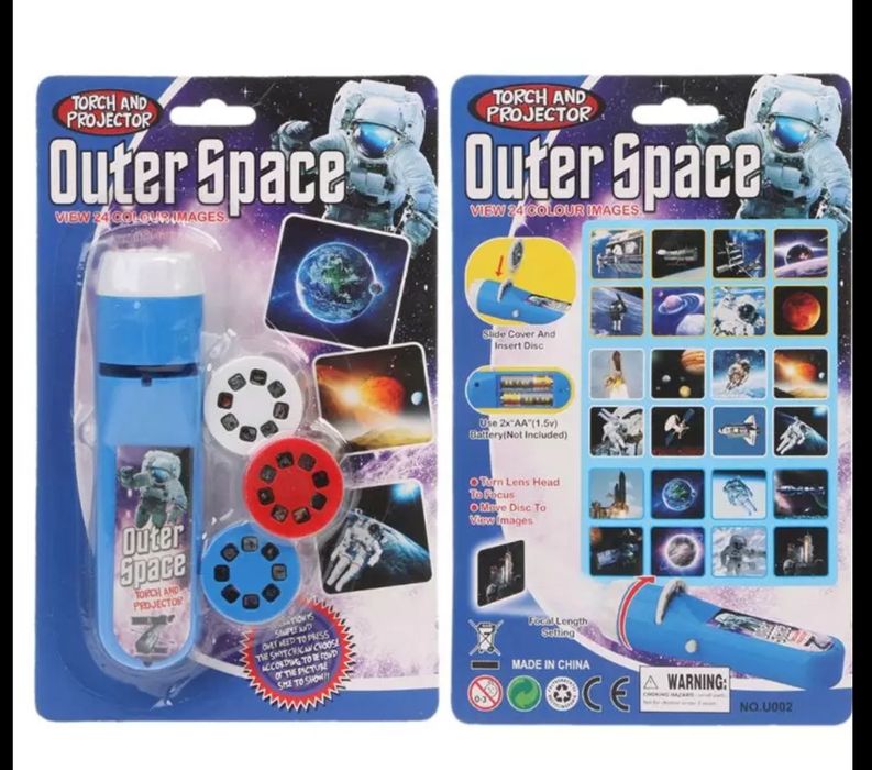 Детско фенерче проектор прожектор с Динозаври,Космос,Морско дъно Живот