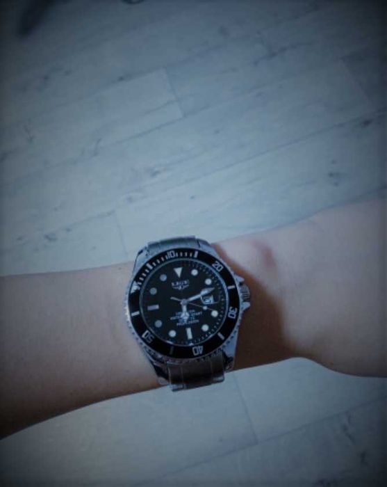 Ceas barbatesc elegant bratara inox 30m