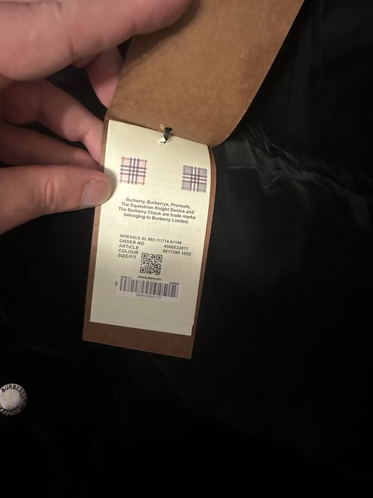 Burberry geaca neagra de iarna puffer marime M