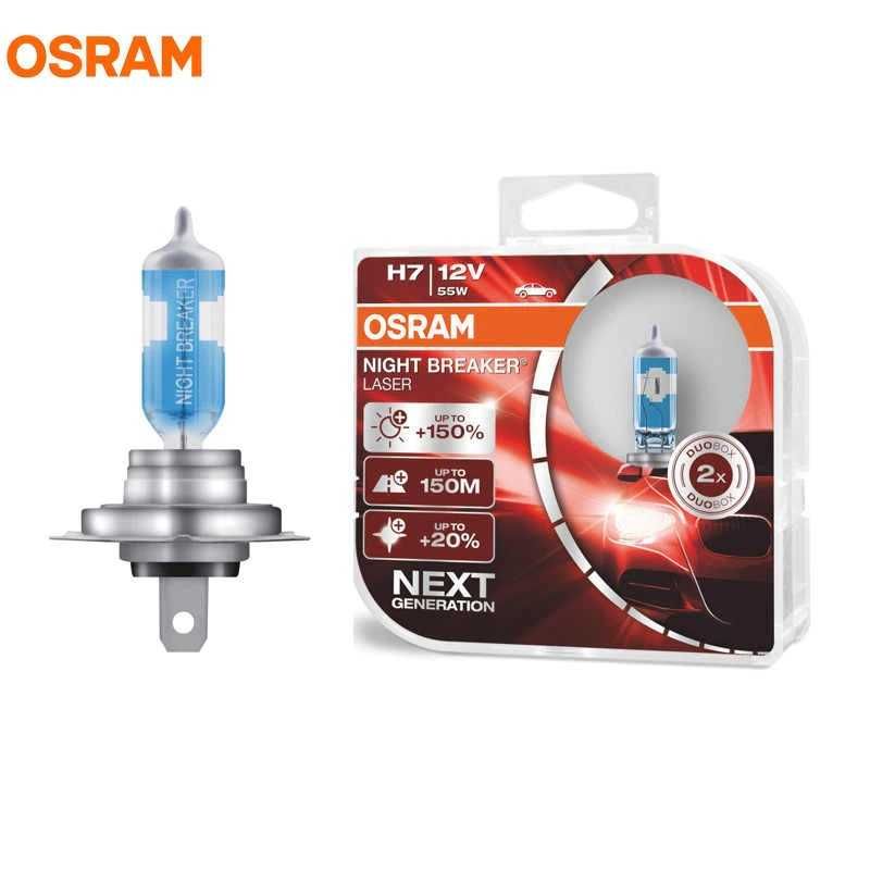 Крушки  OSRAM night braker laser H7 +150%