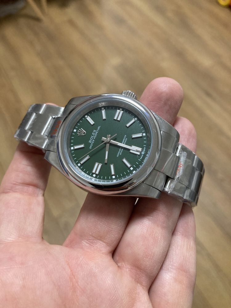 Rolex Oyster Perpetual Automatic Green Dial 41 mm