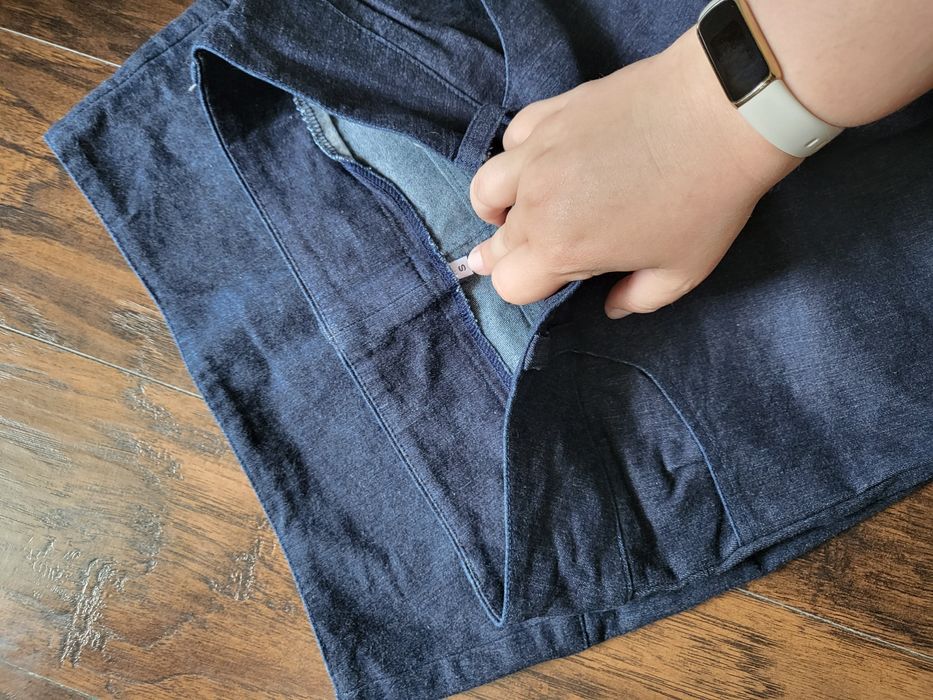 Fusta scurta blugi noua elastica - S