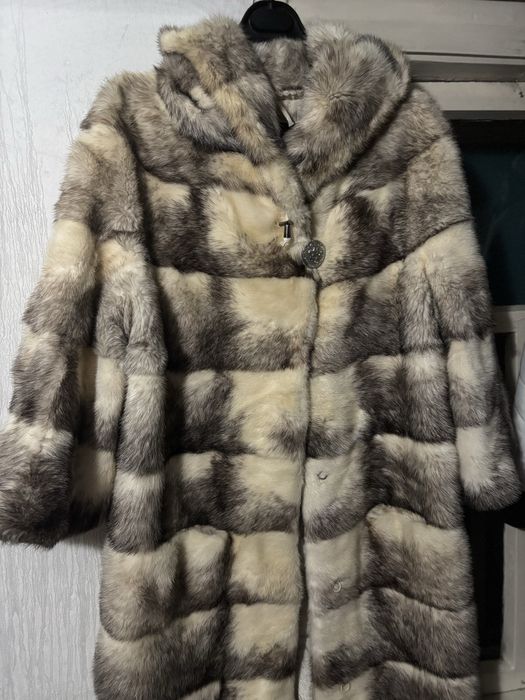 Норковая шуба некрашенная