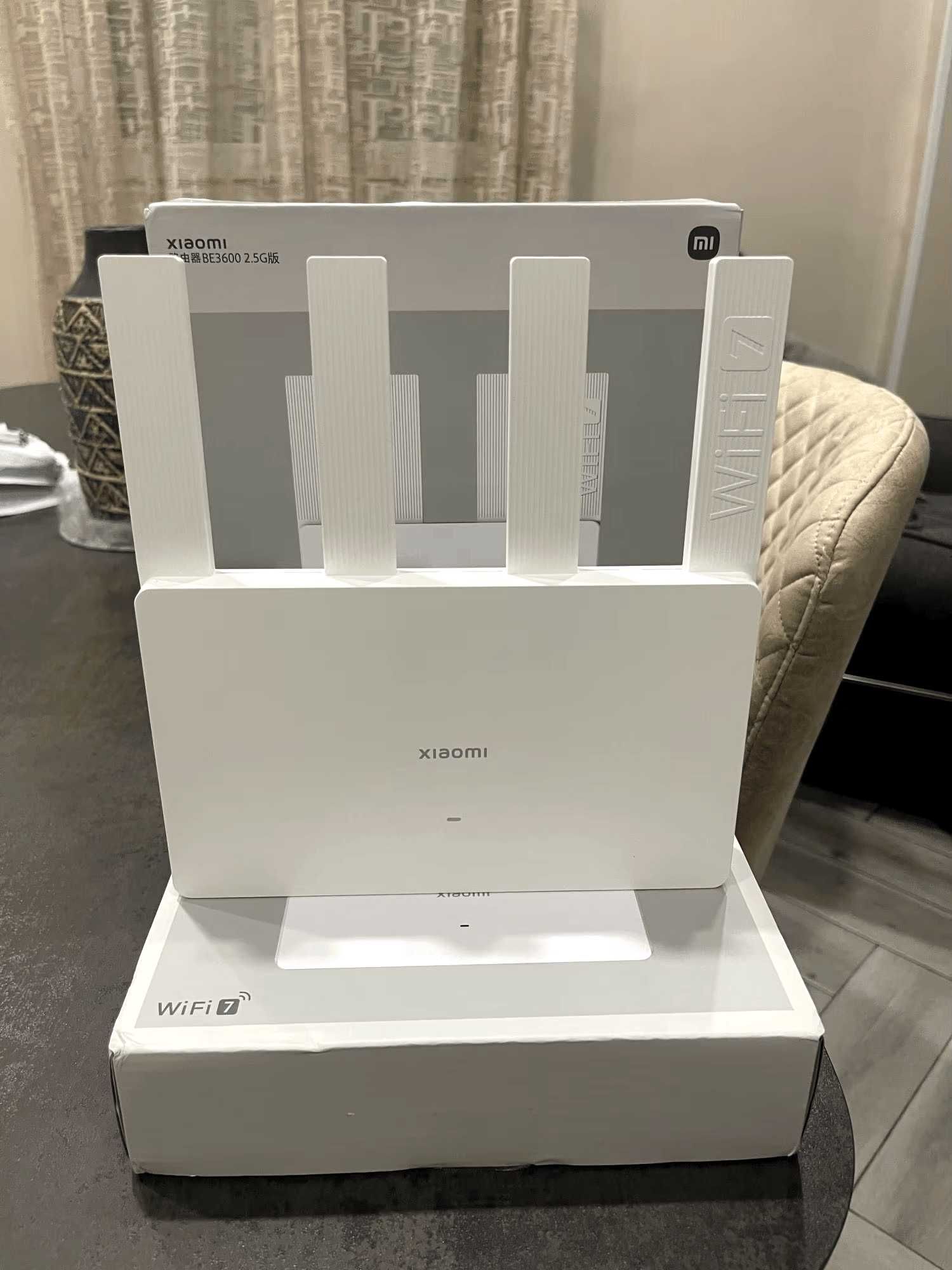 Рутер Xiaomi MLO Dual-Band WiFi 7 IPTV VPN Mesh, ПОСЛЕДНА БРОЙКА
