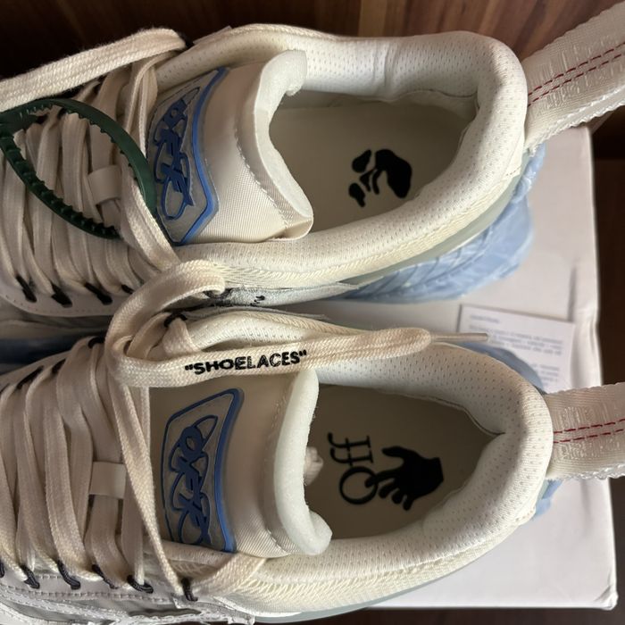 Off-White Odsy 1000 Marble Blue NOI Full Box 41,42,42,44