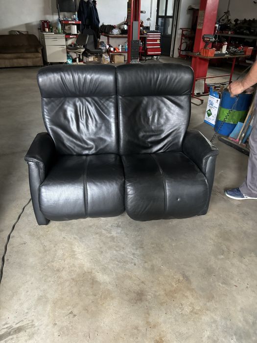 Canapea piele electrica