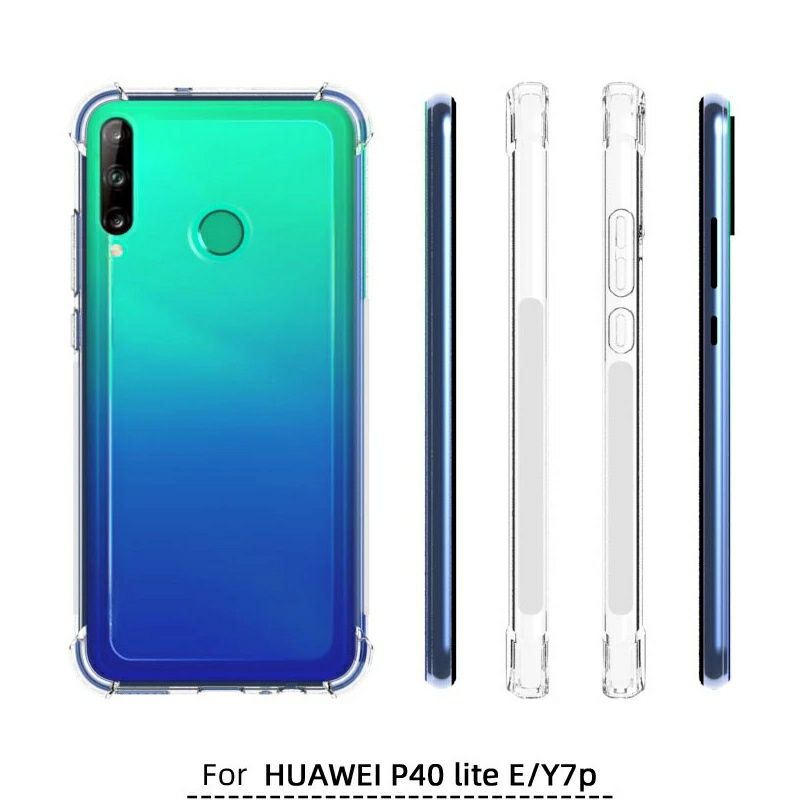 Прозрачен Силиконов Кейс за Huawei P30 Lite Y6 Y7 2019 P20 P40 Pro E