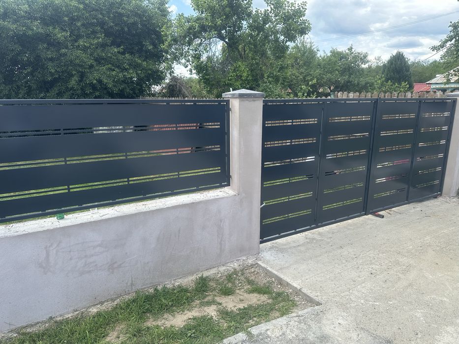 Porti garduri din tabla decupata