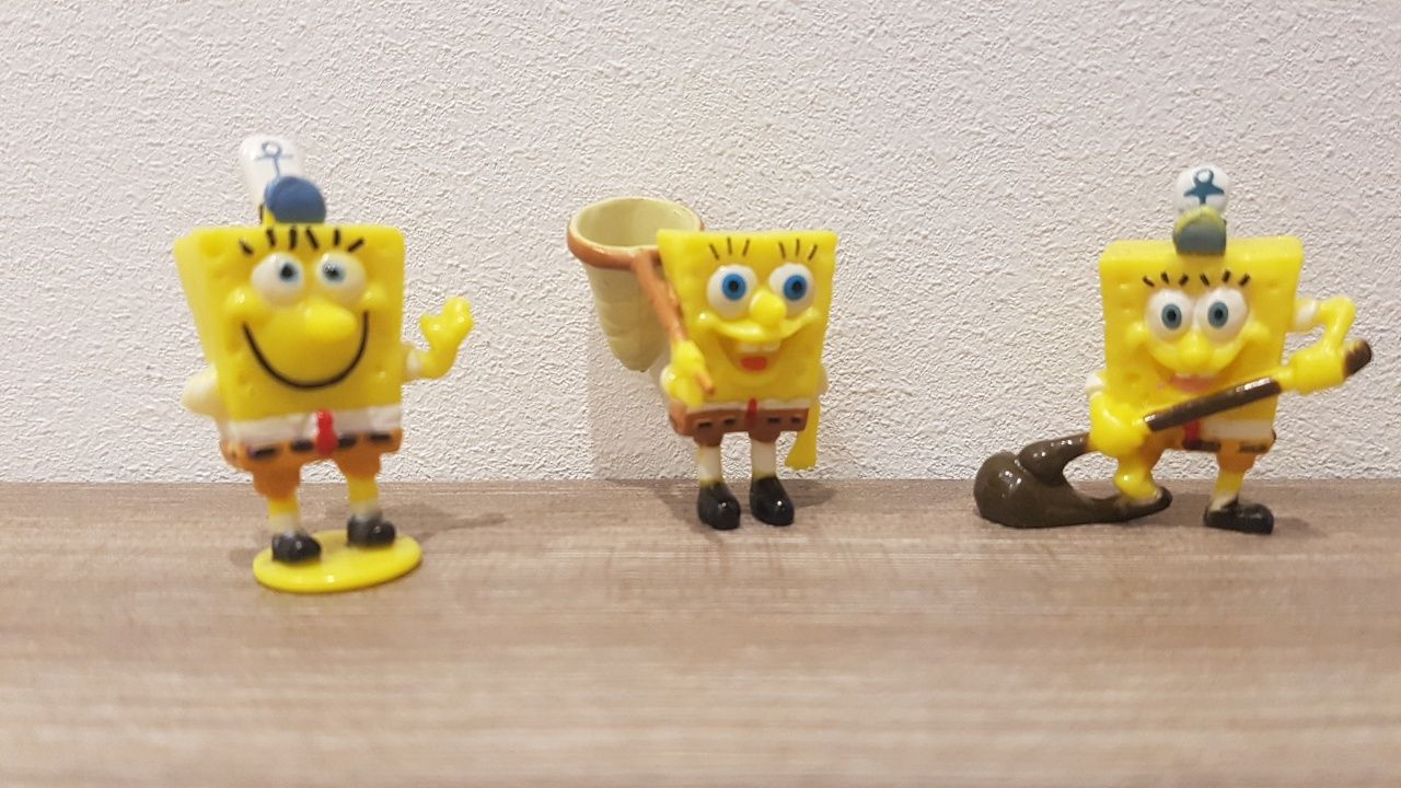 Set figurine de colecție desene animate Eroii in pijamale, Sponge Bob