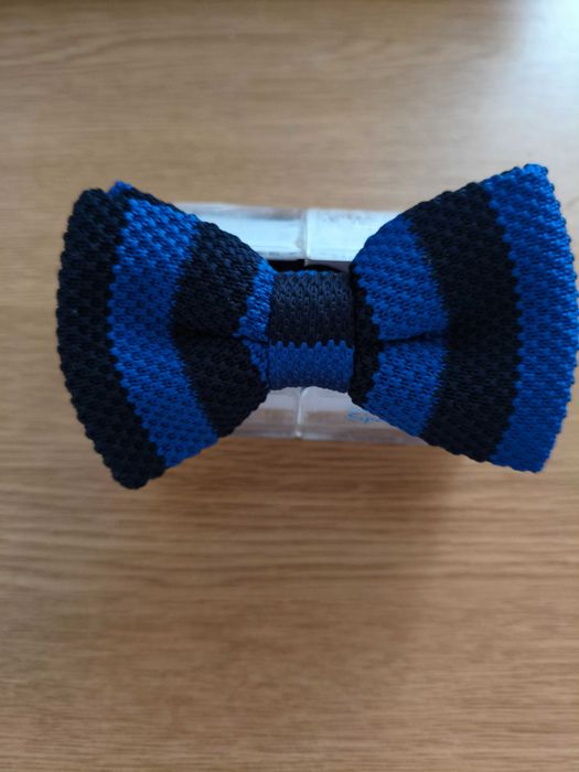 NOU Papion ajustabil Bleumarin + Negru