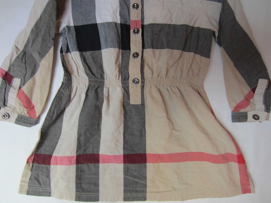 Rochita fetita Burberry, masura 92cm (2 ani), 97%bumbac, ca noua
