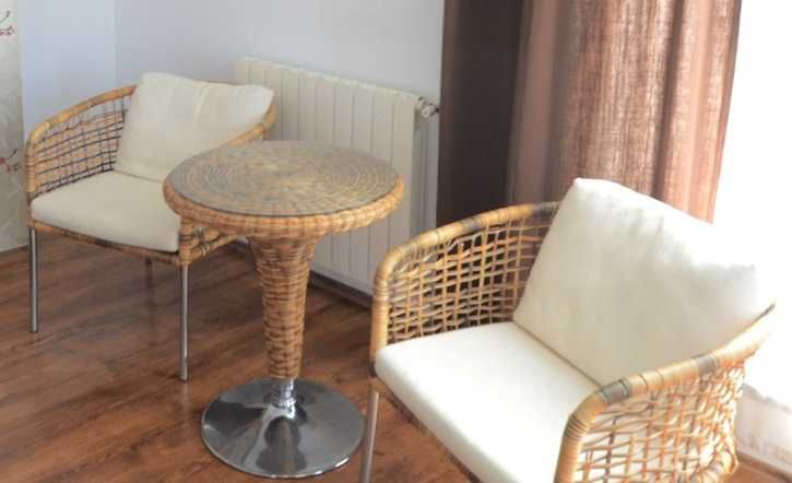 Set 2 fotolii plus masa ratan gradina terasa Mobexpert