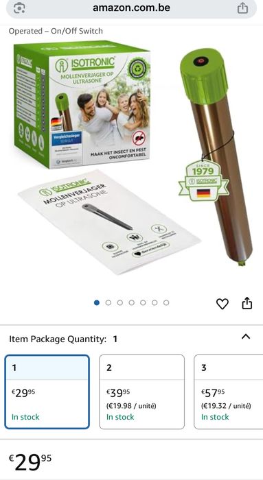 Ултразвуков уред срещу къртици, сляпо куче, мишки и змии