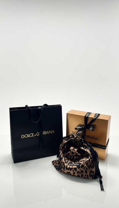 ОРИГИНАЛНА! Dolce & Gabbana малка чанта Sicily от телешка кожа