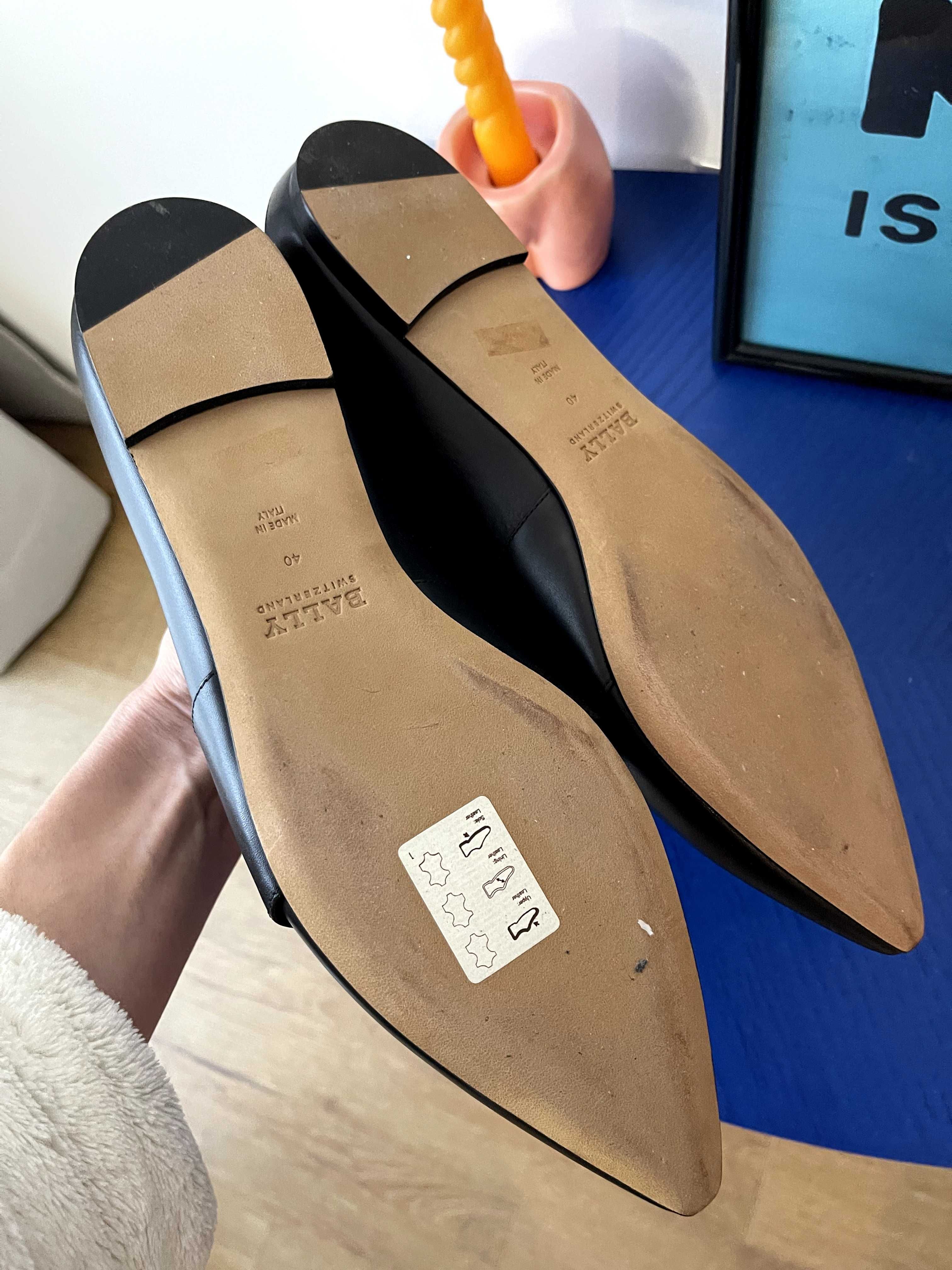 НОВИ с кутия Bally Hamelia лофери размер EU 40 изработени в Италия