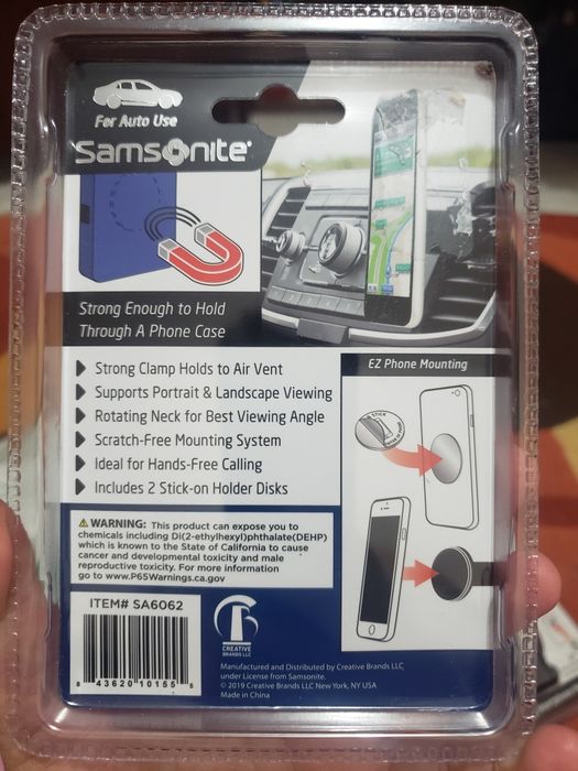 Vand 2 suporturi telefon Samsonite