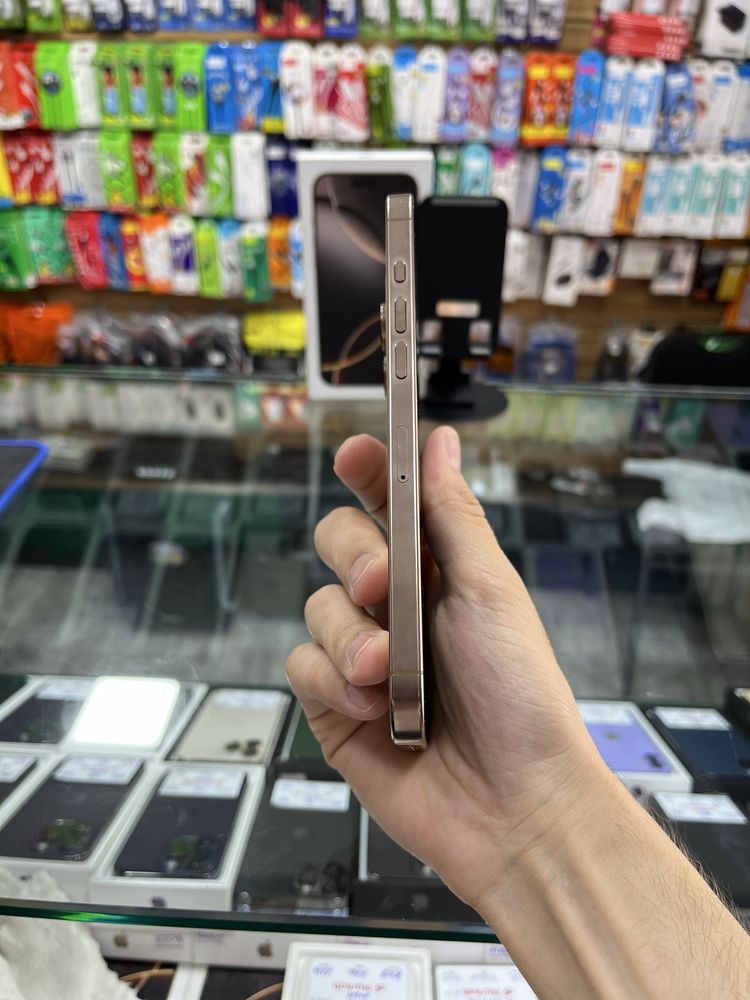 Iphone 16 Pro Max 256gb 100% Desert sim - Naqd va halol nasiya savdoga