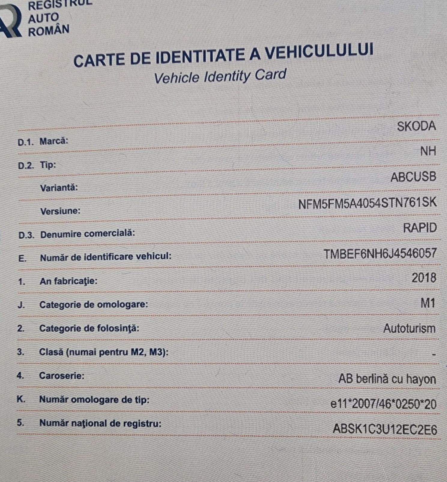 Skoda rapid spaceback(poate cea mai dotata de anul ei  din Romania)