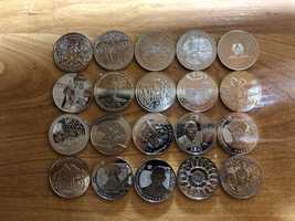 Юбилейные и памятные монеты Казахстана 20шт