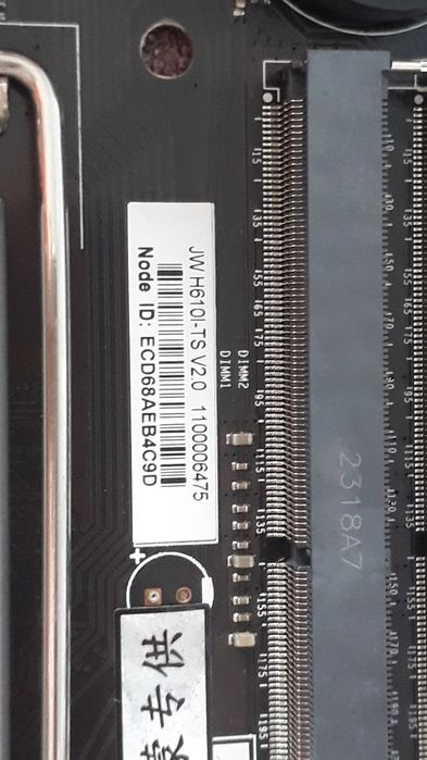 Материнская плата JW H610i