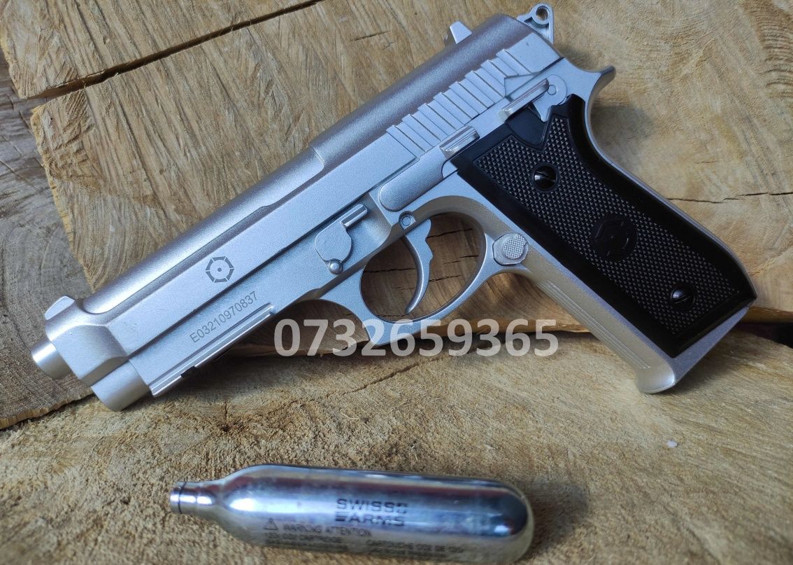 Beretta M92 4.5jUPGRADAT Full Metal puternic CO2 pistol airsoft