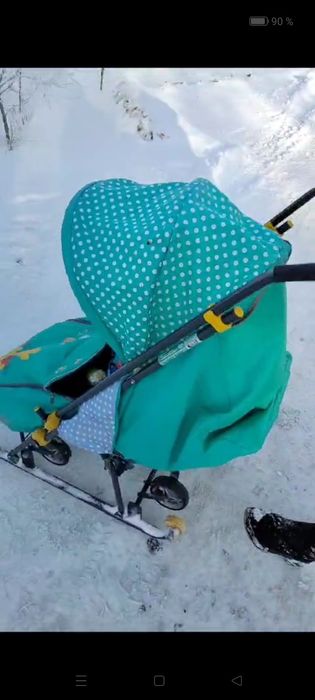 Продам санки с колесами