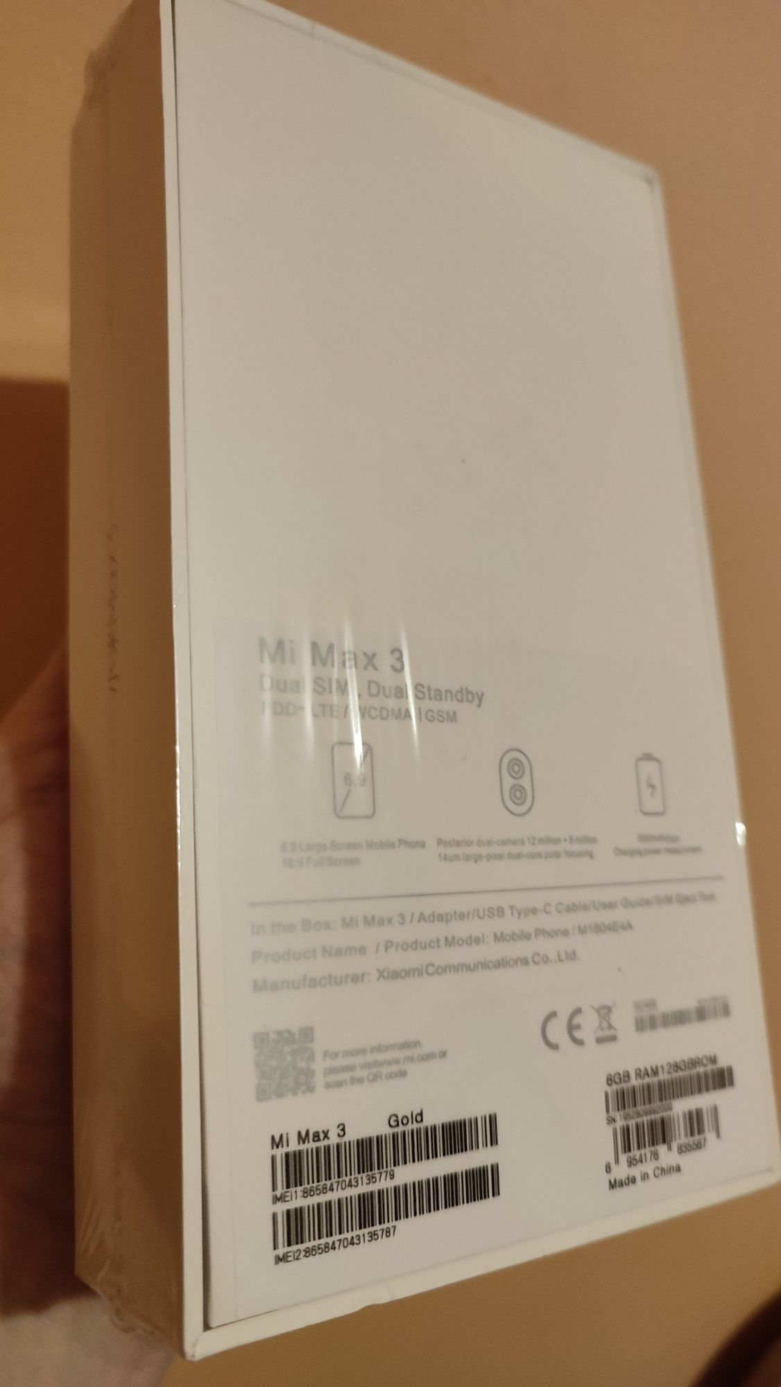 Mi Max 3, 6.9 inch, Xiaomi, 6/128, Sigilat