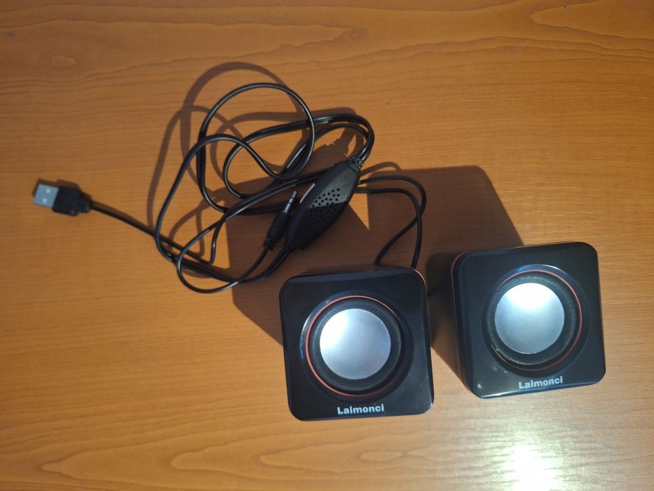 Vând boxe Laimonci BX01UNC, ideale pentru birou, PC, laptop sau dormit