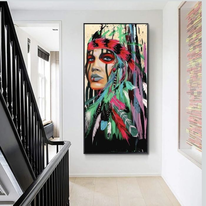 Tablou canvas mare 1.5 metri multicolor