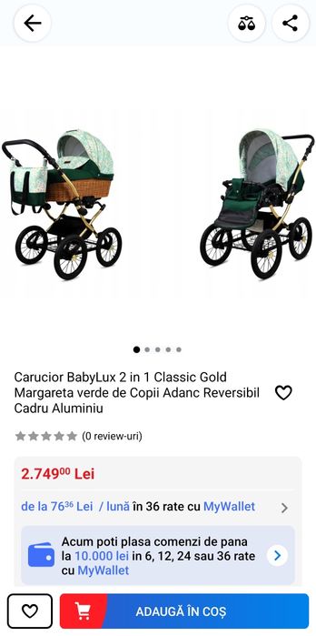 Carucior sport si landou ca nou