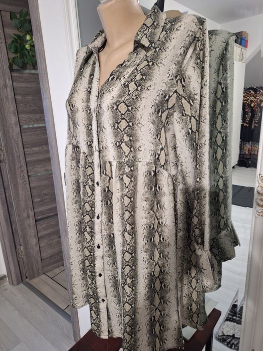 Cămașă rochita animal print..elastica M