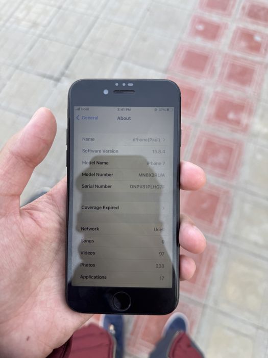 iphone 7  black 32gb