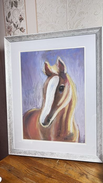 Картина “Лошадь” в пастели — изысканное украшение вашего интерьера!