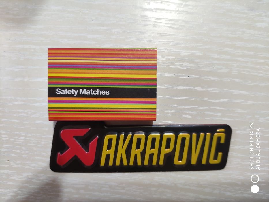 Sticker / stickere Akrapovic