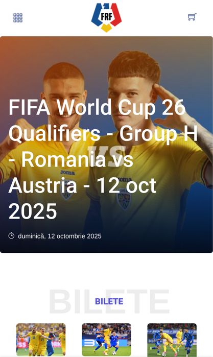 Bilet Vip Romania Austia