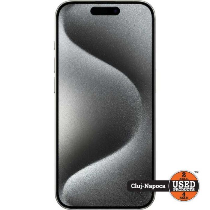 Apple iPhone 15 Pro, 128 Gb, Natural Titanium | UsedProducts.ro