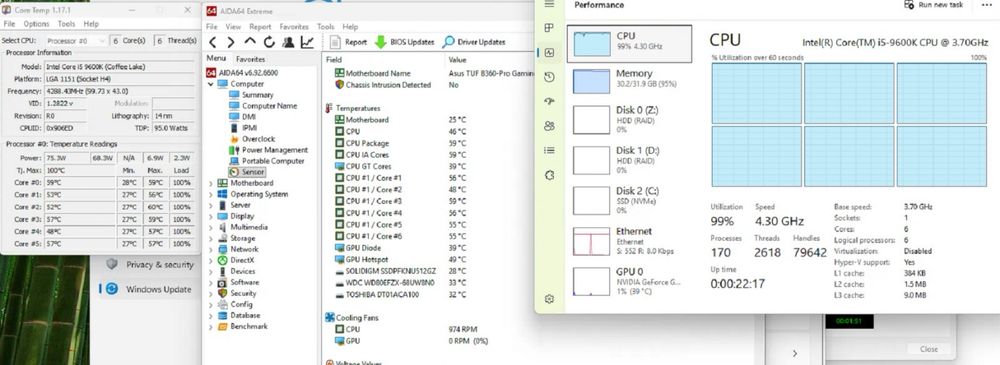 Desktop Gaming – i5-9600K + 10 TB Storage + RTX 3050 | READY TO PLAY