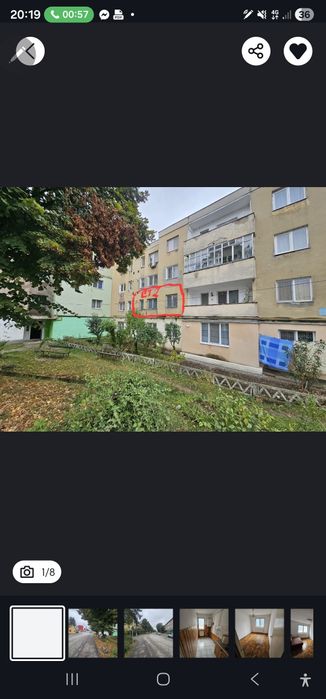 vând apartament cu 2 camere ETAJ.1 baraolt 37mp lângă profi autogara