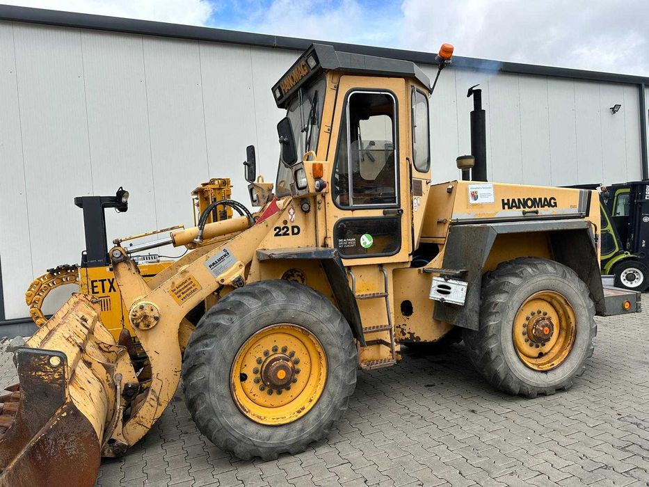 Incarcator Frontal pe roti Hanomag 22D