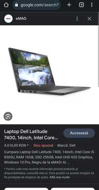 DELL Latitude 7400 Intel Core i5-8365U 1.60GHz up to 4.1GHz 16GB DDR4