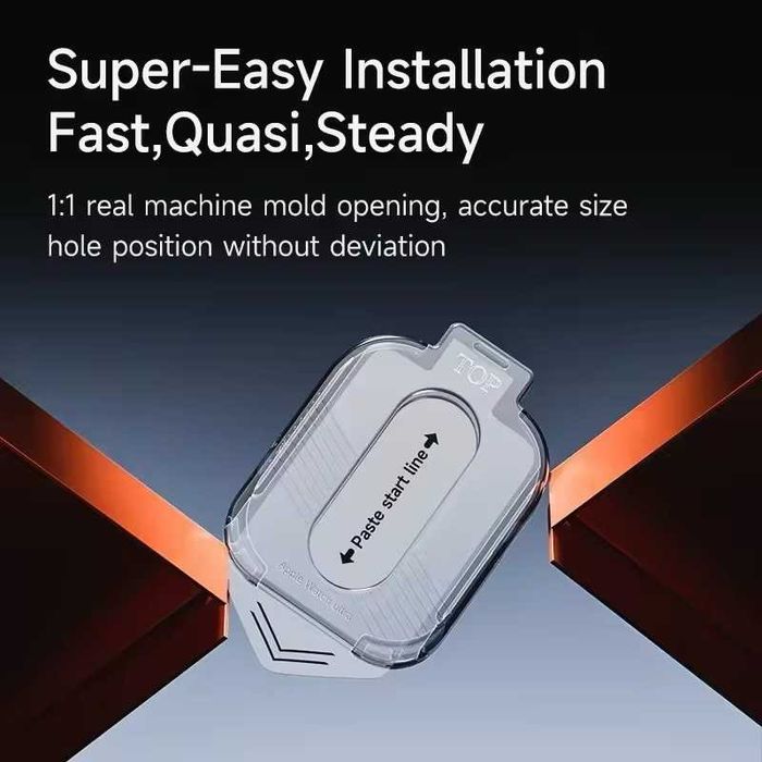 Стъклен протектор с лесно поставяне за Apple Watch Ultra 1 | 2 | 3