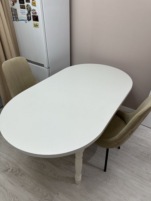 Стол кухонный овальный, размер 160*90