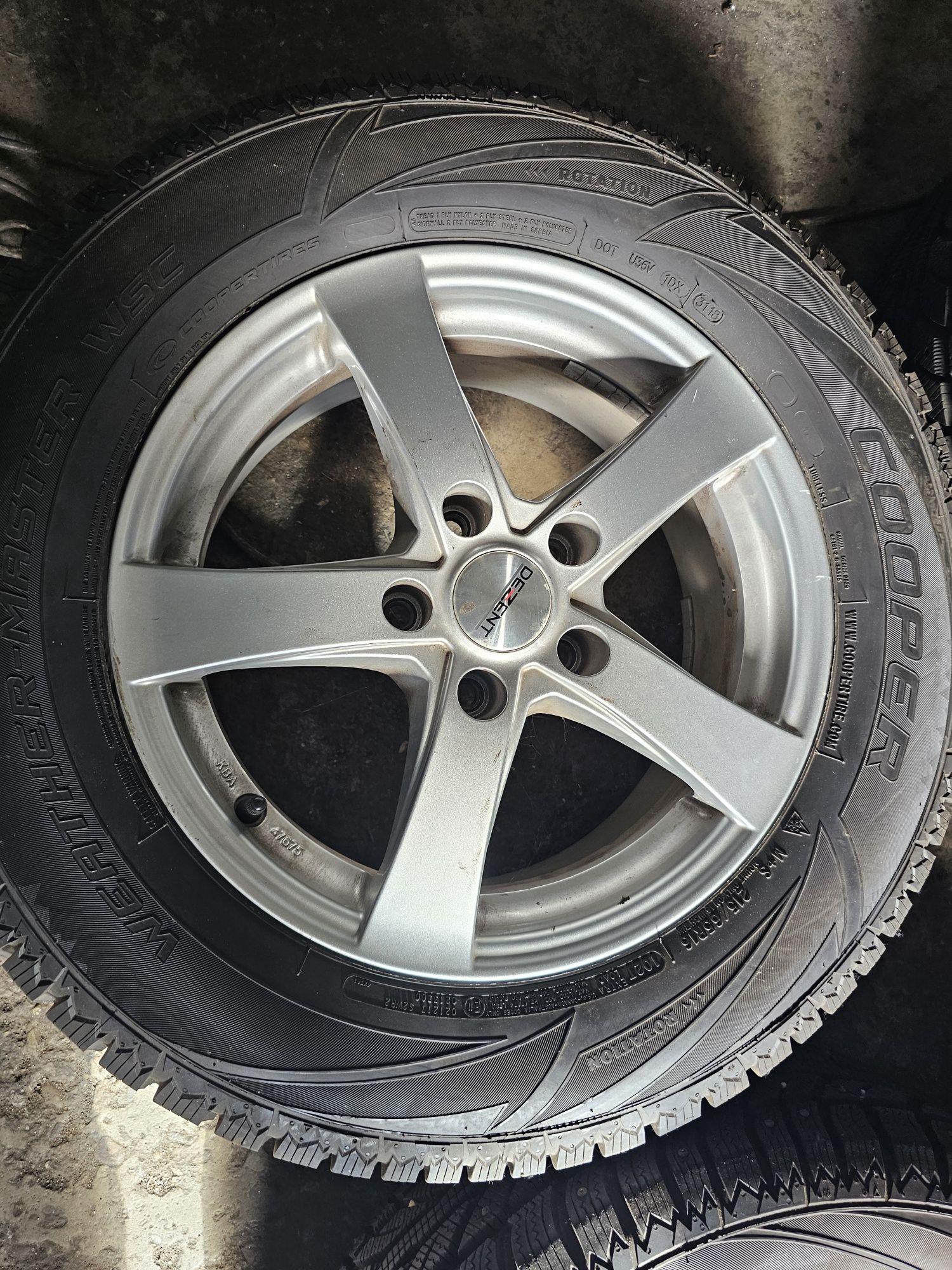 4 jante 5x114.3 R16 Dezent