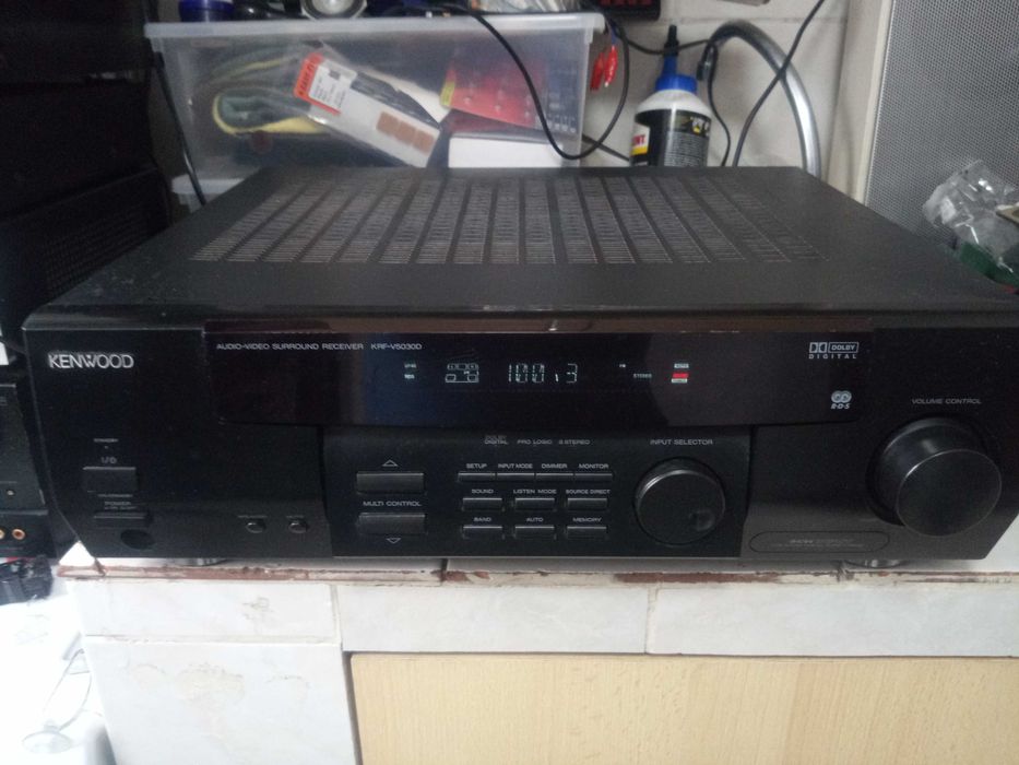 kenwood krf-v5030d(amplificator,radio,amplituner,preamplificator)2*80w