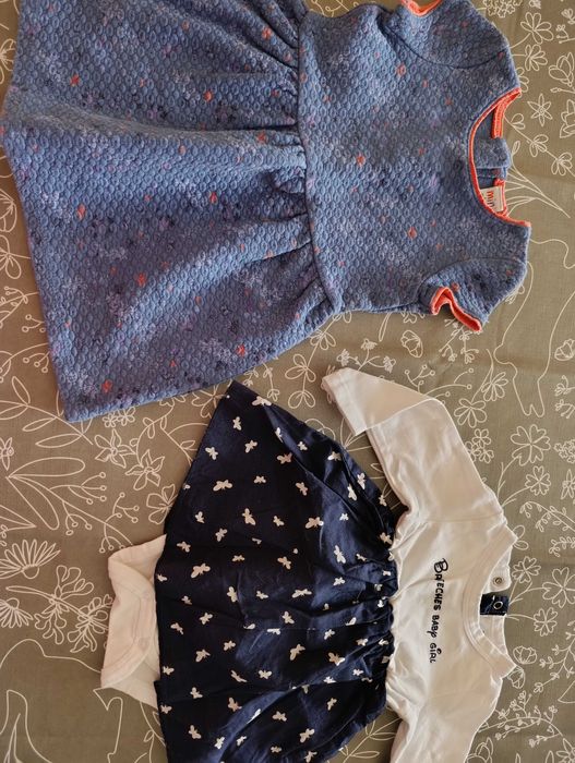 Рокли пижами боди кожух бебе момиче от 68см до 92 см. Zara,Obaibi др.